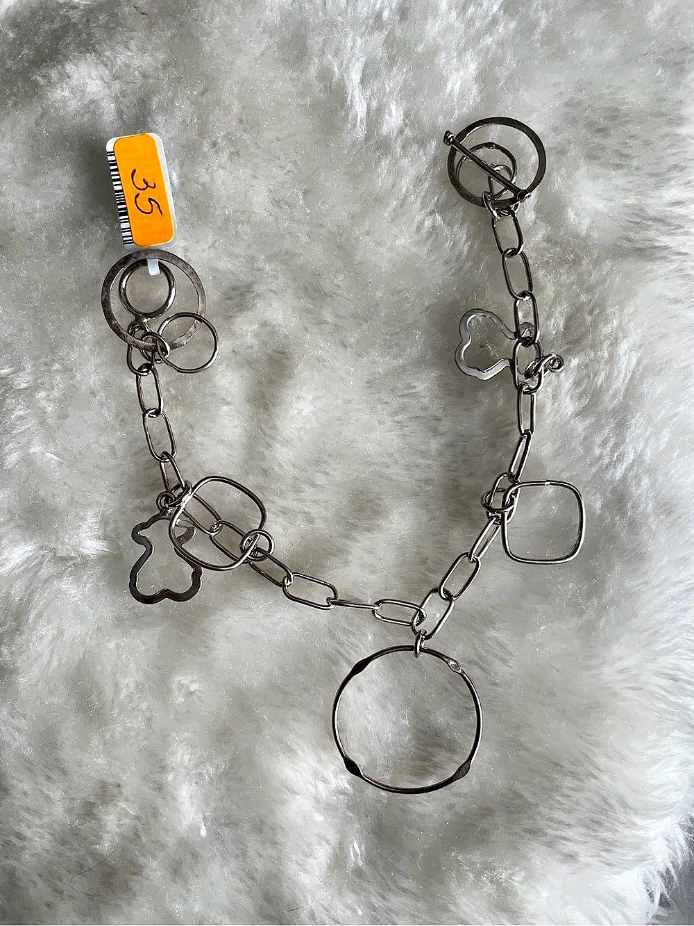 Tous Silver-Tone Charm Keychain